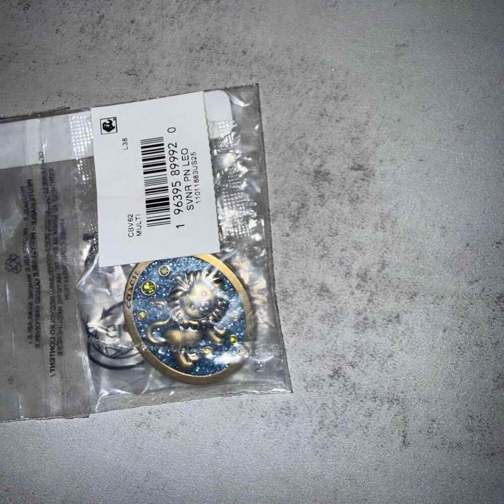 Coach Leo Zodiac Souvenir DIY Pin Charm Bag Accessory
